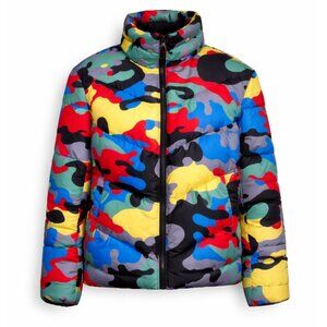 ZIAI Women's Colorful Camouflage Puffer Jacket - 10